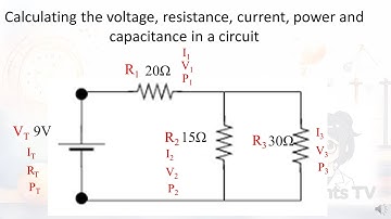 Calculating the resistance, current, voltage, etc. in a circuit| Physics Lab Tech Test| TLS Exam UAE