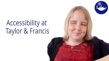 Our commitment to accessibility at Taylor & Francis