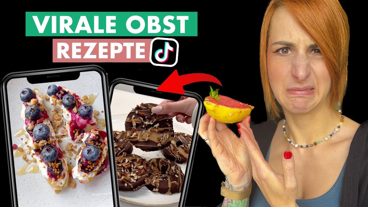 Ich teste virale OBST Rezepte von TikTok