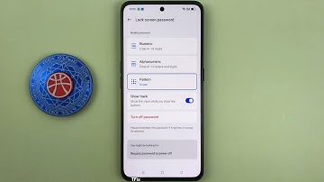 How to hide and show pattern lines when unlocking with pattern on Realme GT Neo 3 Android 14