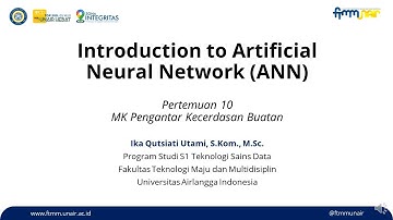Pengenalan Artificial Neural Network (ANN)