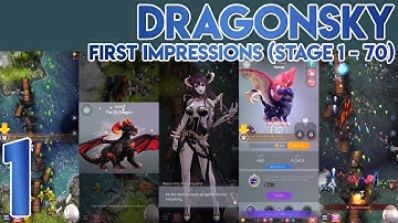 DragonSky Idle & Merge RPG First Impressions [Stage 1 to 70]