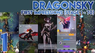 DragonSky Idle & Merge RPG First Impressions [Stage 1 to 70] screenshot 1