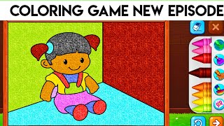 Coloring Games: Coloring Book, Painting, Glow Draw" screenshot 5