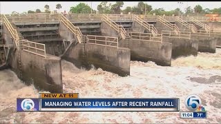 How is recent rain affecting Lake Okeechobee levels?