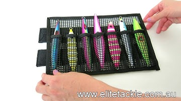 Temple Reef Mesh Jig Wallet Medium - video up close with Elite Tackle