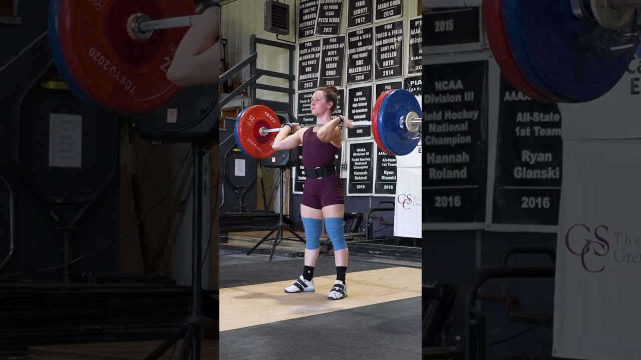 Hayley Reichardt 111kg Clean and Jerk 