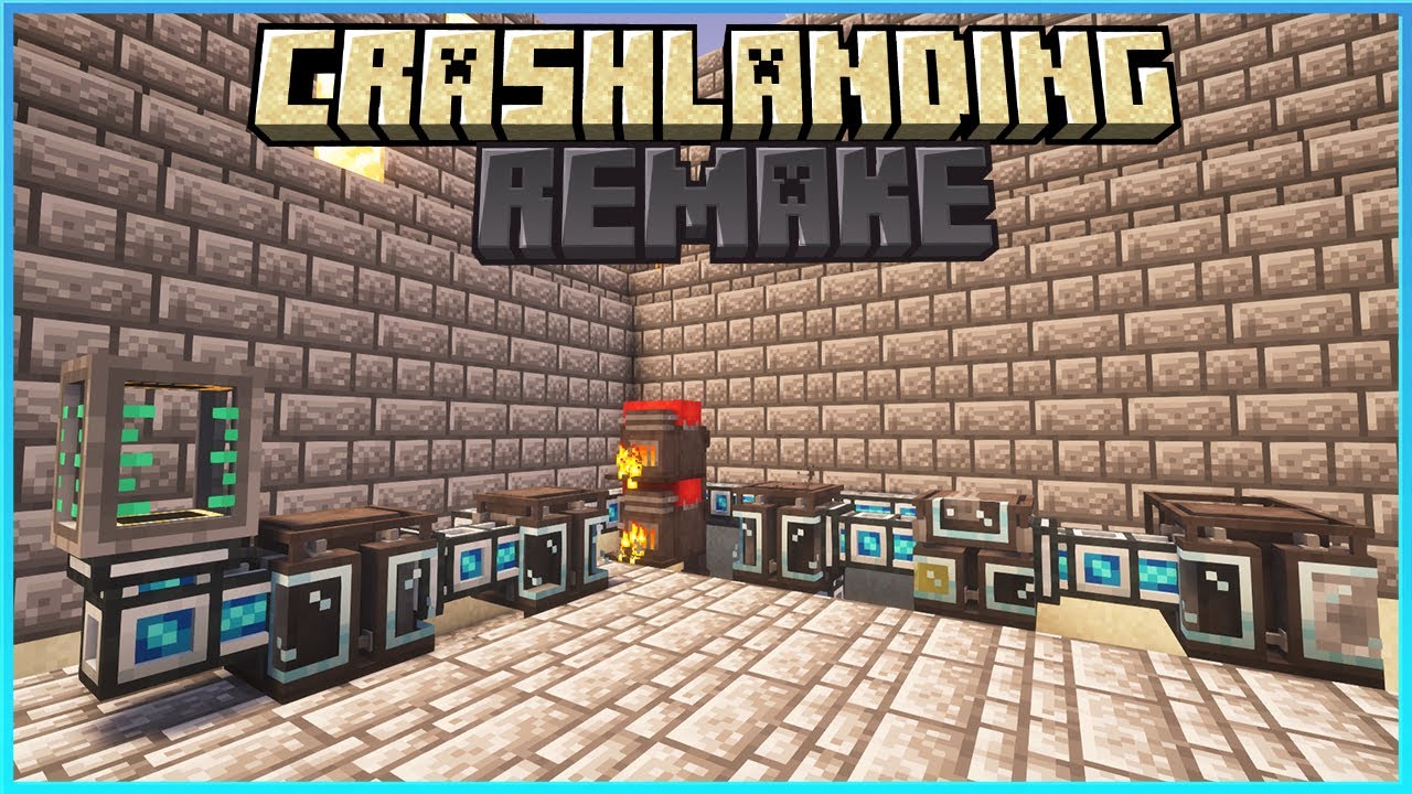 FINALMENTE PRODUZINDO PLASTICO !!! CRASHLANDING REMAKE ( MINECRAFT 1.20.1 + MODS ) EP 18