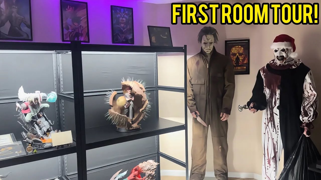 FIRST EVER STATUE COLLECTION ROOM TOUR | MANCAVE | OFFICE