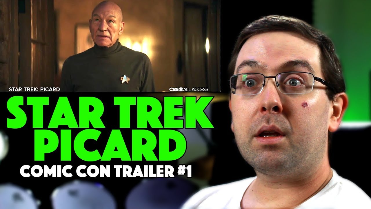 REACTION! Star Trek: Picard Comic-Con Trailer #1 - Patrick Stewart Series 2020