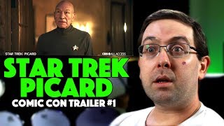 REACTION! Star Trek: Picard Comic-Con Trailer #1 - Patrick Stewart Series 2020