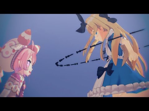 【MMD】宇志海いちごと物述有栖でNOVOCAINE【4K 60fps】