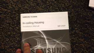 Samsung Techwin America : (Part 1 of 6) Installing New Housing Style PTZ into SHP-3701F