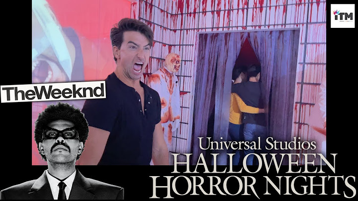 Mark Survives THE WEEKND • HHN • Universal Studios Hollywood • 2022