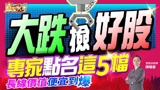 20230502【贏家大亨】大跌撿好股 專家點名這5檔 長線價值便宜到爆｜陳唯泰