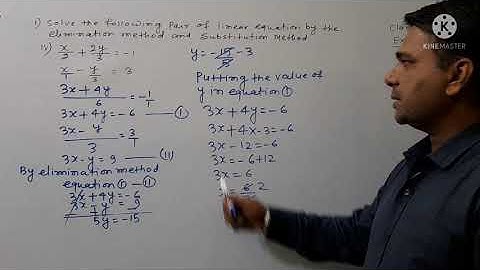 Class - 10th, Ch - 3.4, Q1 (iv) Maths (Pair of Linear Equations in Two Variables)/shivammathsclasses