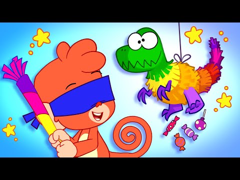 Club Baboo Dinosaurs for Kids | Dinosaur Cartoon videos | Velociraptor T-Rex | Learn dinos ABC