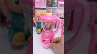 Pink Rabbit Toy Kitchen Set - Mini Juicer, Oven, Refrigerator