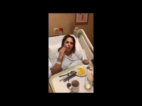 Ana María Alvarado internada de emergencia por accidente cerebrovascular