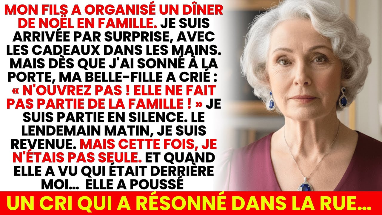 Ma Belle-Fille M’A Humiliée Au Dîner De Noël... Mais Le Lendemain, En Me Voyant, Elle A Crié...