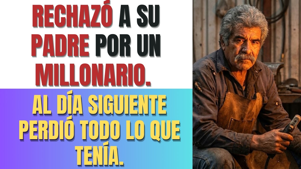 RECHAZÓ A SU PADRE POR UN MILLONARIO. AL DÍA SIGUIENTE PERDIÓ TODO LO QUE TENÍA.