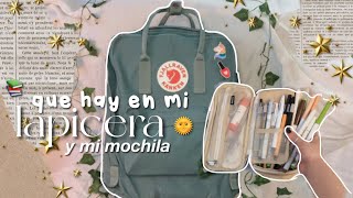 What is in my pencil case 2022 que hay en mi mochila y lapicera