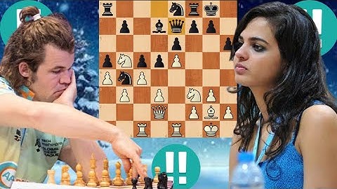 First class Magnus Carlsen vs Tania Sachdev 89