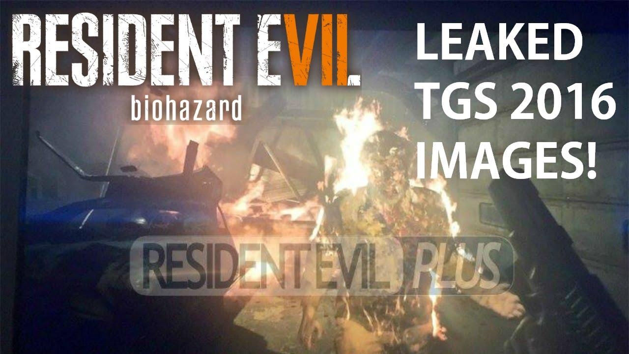 Resident Evil 7 LEAKED TGS 2016 Images! Jack Baker On Fire? Survival Knife, Handgun, Mansion & More!