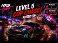 I HIT THE COPS! 🚔💥 LEVEL 5 HEAT ESCAPE | NFS Heat Gameplay