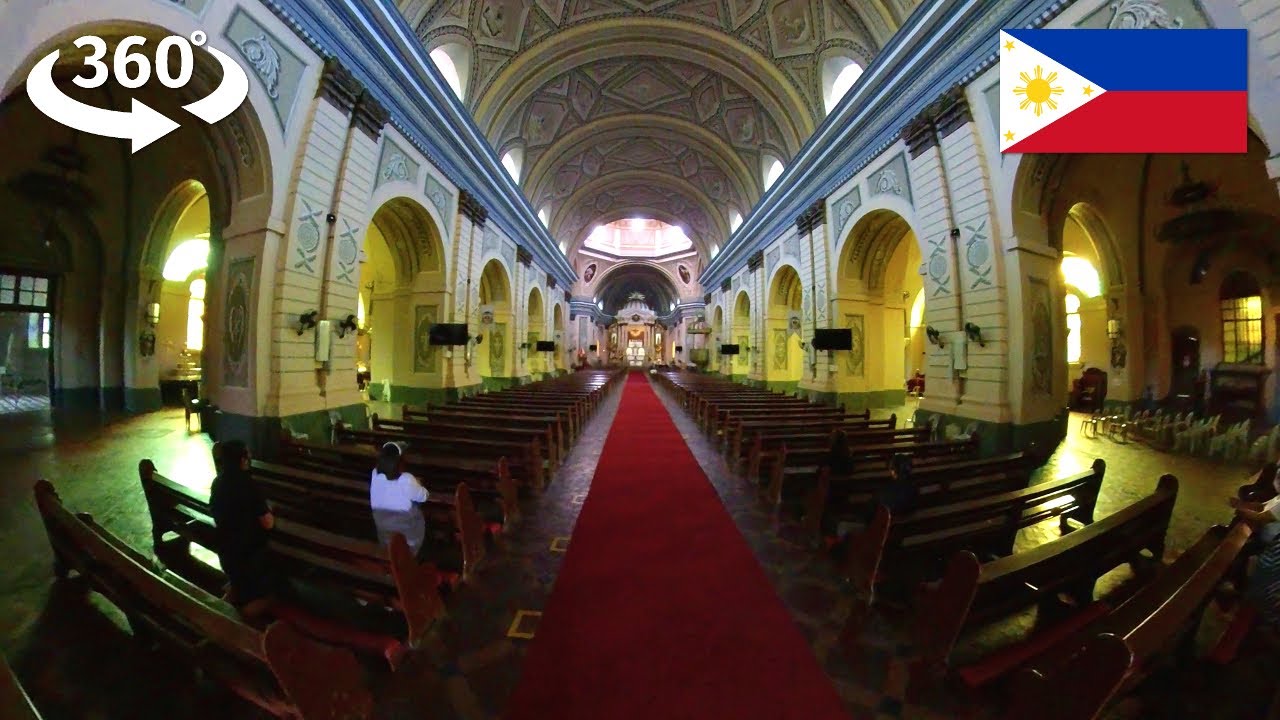 360° Walk Inside Minor Basilica of St. Martin of Tours in Taal, Batangas, Philippines