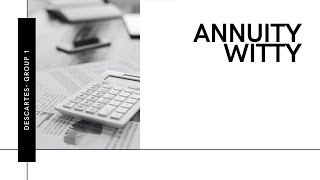 Performance Task #2 (Annuity Witty)