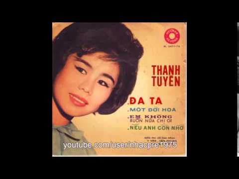 Video Thanh Tuyền Những Đồi Hoa Sim Thu Âm Trước 1975 YouTube - youtube