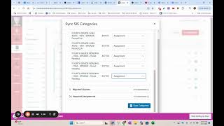 Canvas Grade Sync: Sync SIS Categories