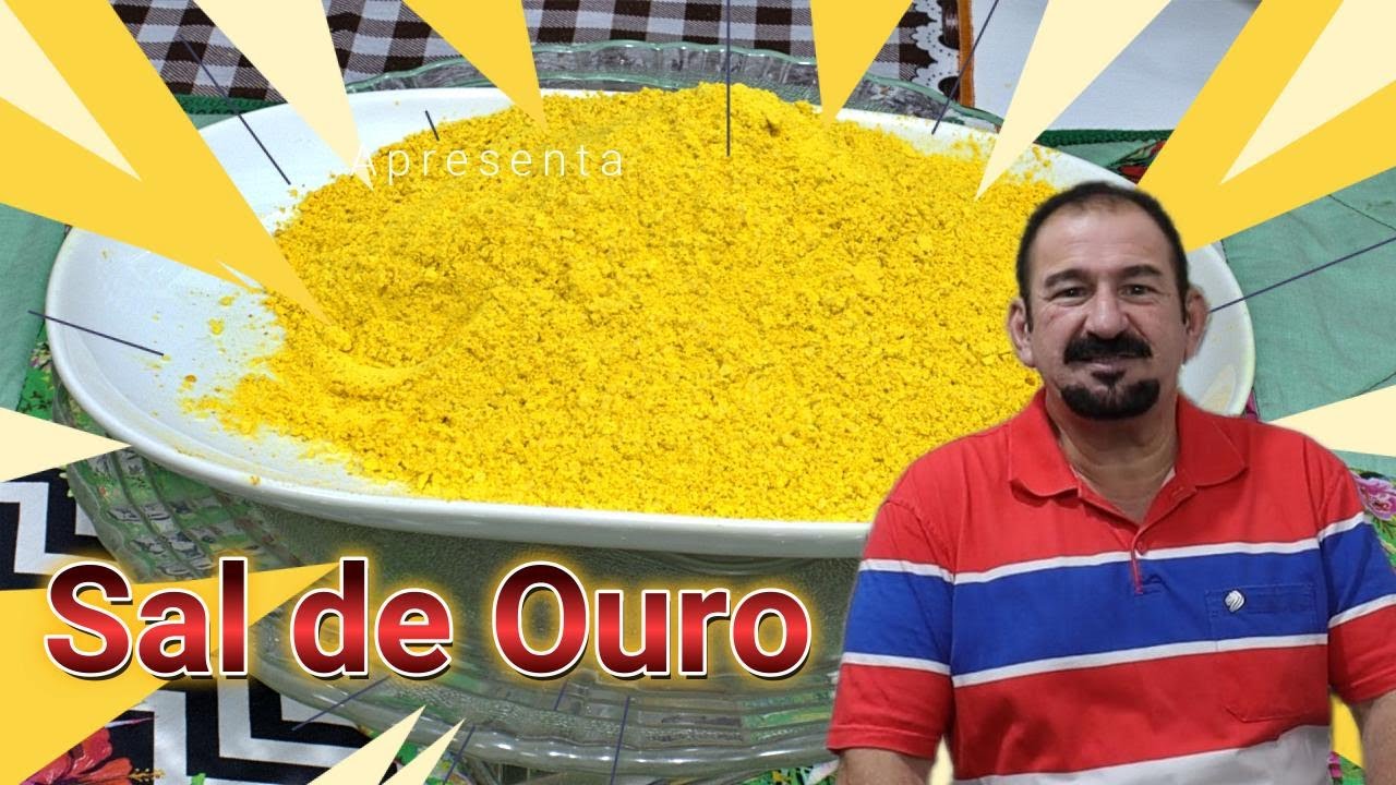 Descubra os segredos do sal de ouro e aprenda a fazer. Perfeito!