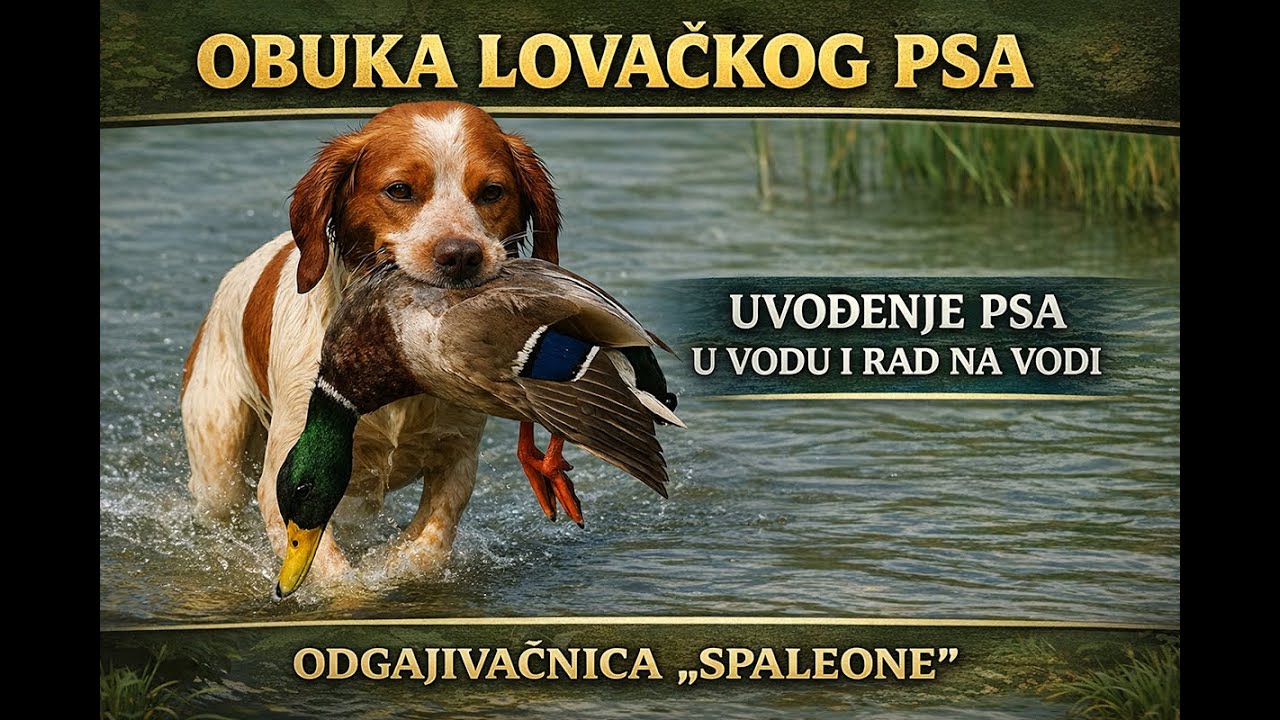 Obuka Psa - Uvođenje Psa U Vodu I Rad Na Vodi / Lov Sa Epanjel Bretonom   #hunting