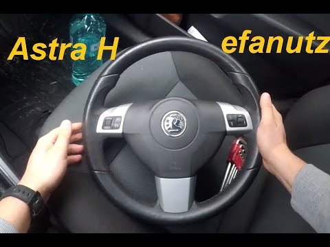 Astra H  -  inlocuire  volan  si activare comenzi audio - replace steering wheel