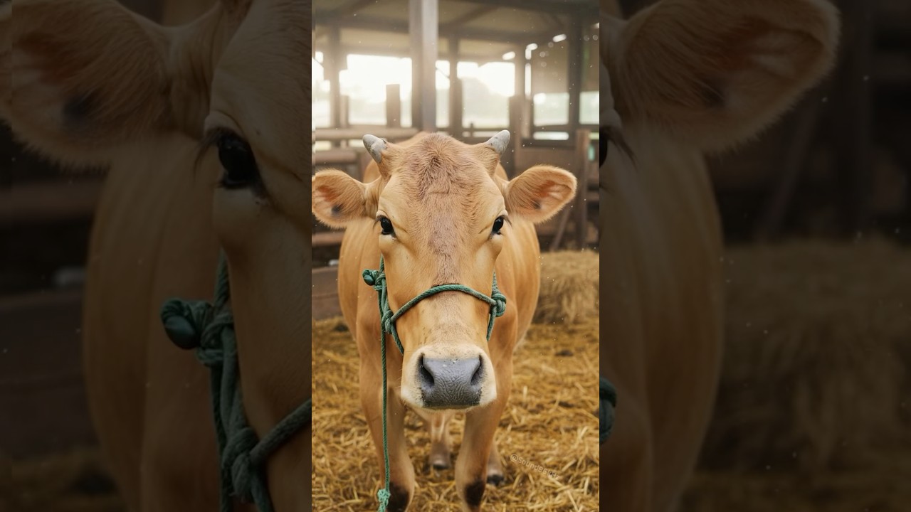 Cow sound 🐄 Big Cow Shocks Everyone With Its Loud Moo! 😱 