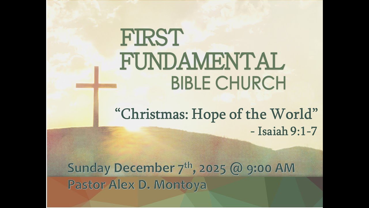 FFBC Live Sunday 9:00am - December 7, 2025