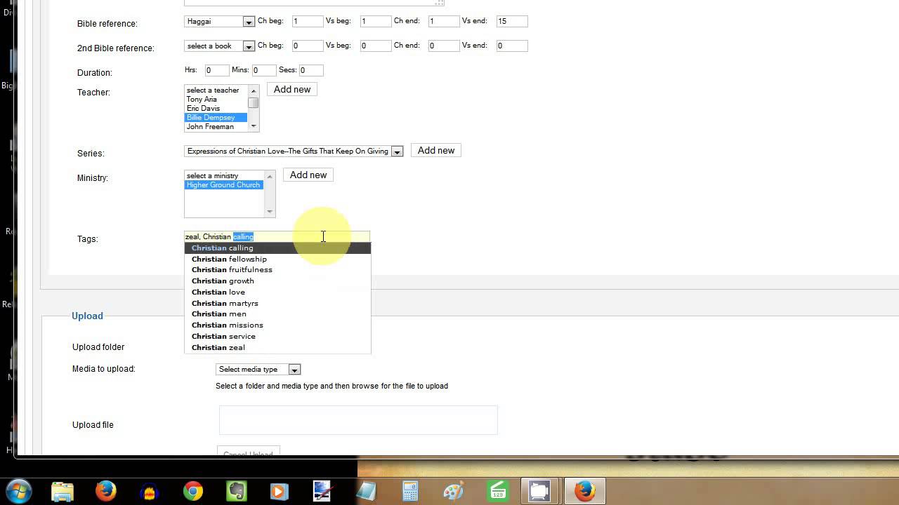 (3) HGC Website MP3 Sermon Upload