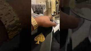 Gold ace of spade