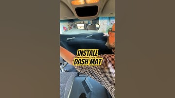 HowTo Install Dash Mat #splitwoodacres #2ndgen #cummins