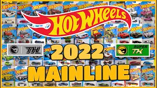 ALL HOT WHEELS 2022 Mainline Cars So Far - by collector numbers - TÜM 2022 HOT WHEELS ARABALARI