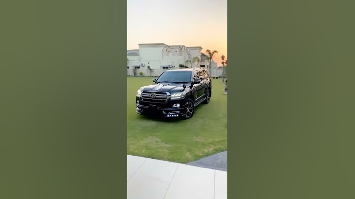 land cruiser V8 ZX  black beauty in house with modifications 💓😘