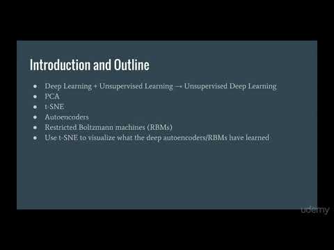 Unsupervised Deep Learning in Python : Introduction and Outline - YouTube