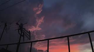 Red cloud timelapse