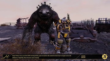 Fallout 76 - Kill a MegaSloth in the Cranberry Bog (Alternative Method) - Daily Challenge