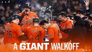 Patrick Bailey LEFT NO DOUBT! See the FULL halfinning for the Giants WALKOFF!