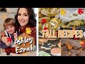 ASHLEY & EZRAH FAVORITE FALL RECIPES 🍁 Pumpkin Rolls |Pumpkin Chocolate Chip Cookies | Butterfinger