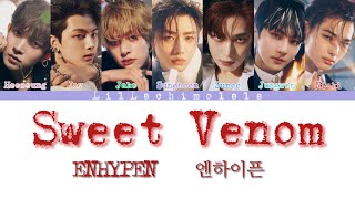 ENHYPEN “Sweet Venom” Colour Coded Lyrics (Romanized)