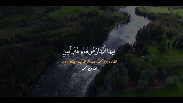 مثل الجنه التي وعد المتقون.. روعه روعه..بصوت القارئ/ محمد الطنطاوي